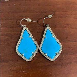 Small turquoise Kendra Scott earrings